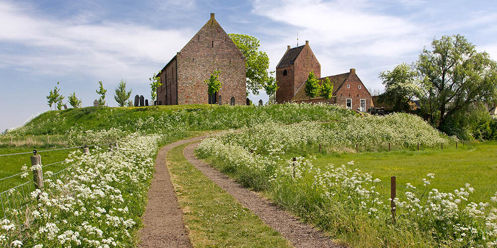 wierde en kerk Ezinge foto Peter Nijenhuis